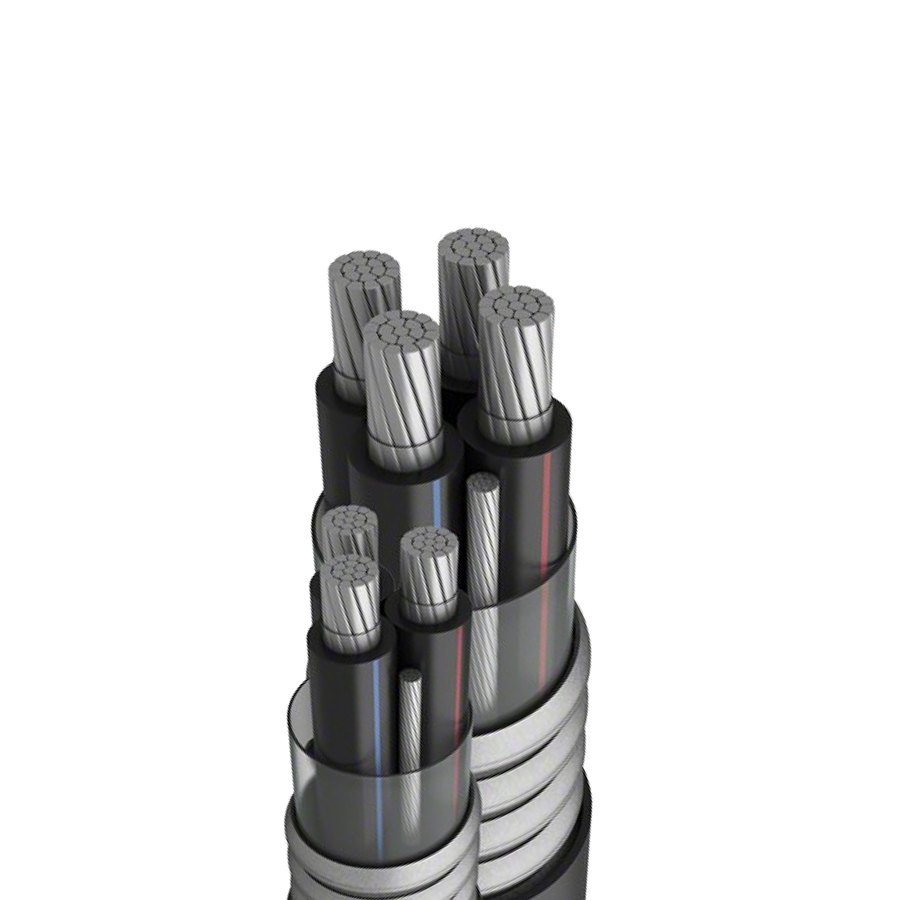 XLPE Insulated Power Cable pro Rated intentione 0.6/1kV